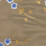 Blossom Silk Blue Cushions