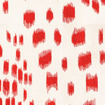 Les Touches Cotton Print Red Cushions